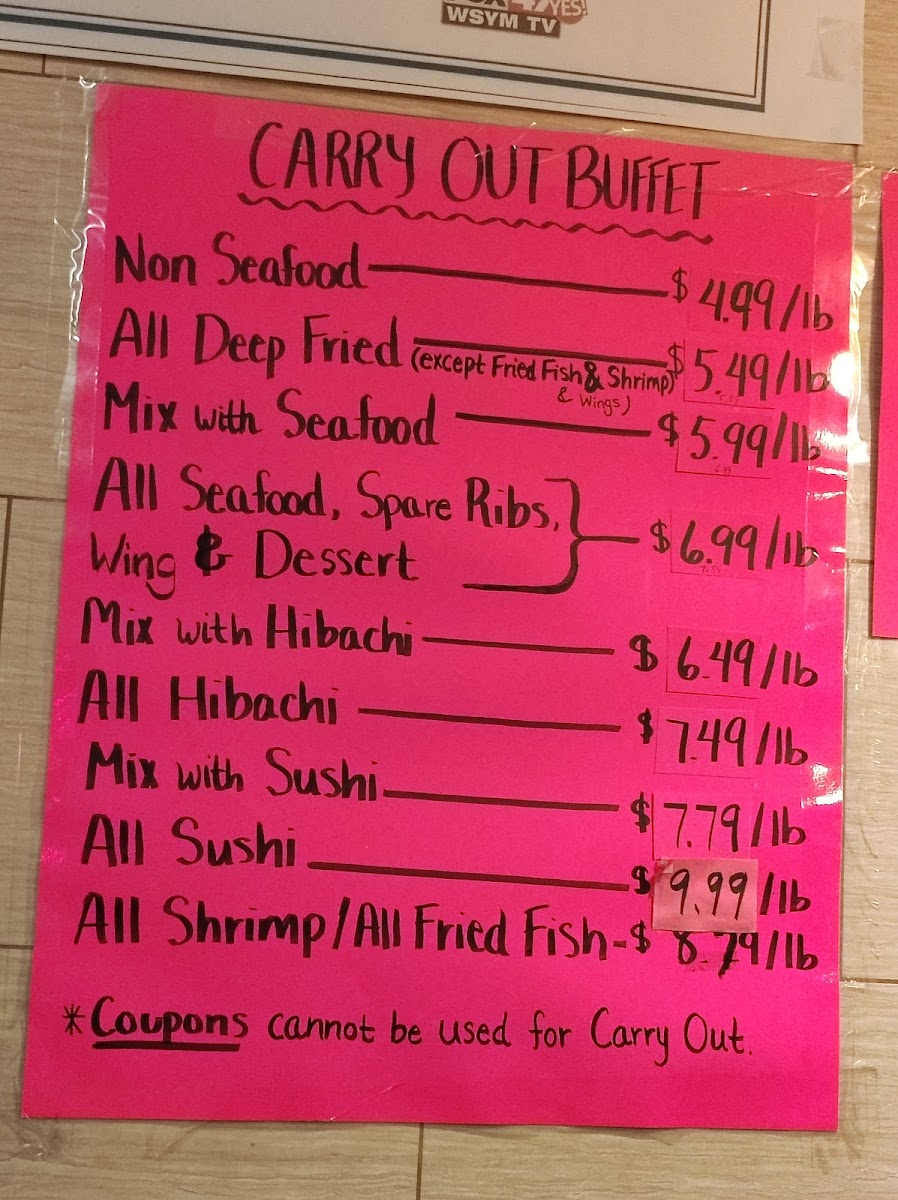 Hibachi Grill Sushi and Buffet Menu - Image 3
